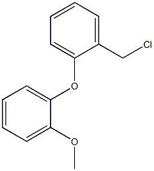 1-(chloromethyl)-2-(2-methoxyphenoxy)benzene Structure