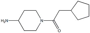 1-(cyclopentylacetyl)piperidin-4-amine Structure