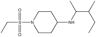 1-(ethanesulfonyl)-N-(3-methylpentan-2-yl)piperidin-4-amine 구조식 이미지