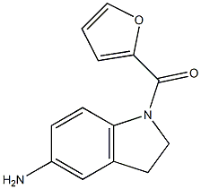 1-(furan-2-ylcarbonyl)-2,3-dihydro-1H-indol-5-amine Structure