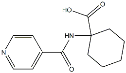 1-(isonicotinoylamino)cyclohexanecarboxylic acid 구조식 이미지