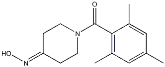 1-(mesitylcarbonyl)piperidin-4-one oxime Structure