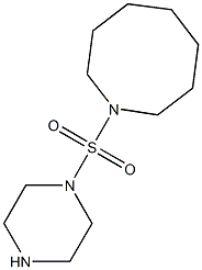 1-(piperazine-1-sulfonyl)azocane Structure