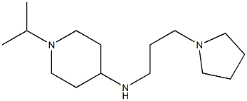 1-(propan-2-yl)-N-[3-(pyrrolidin-1-yl)propyl]piperidin-4-amine Structure