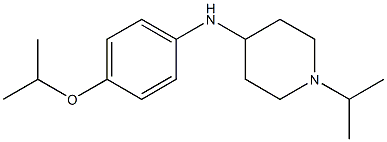 1-(propan-2-yl)-N-[4-(propan-2-yloxy)phenyl]piperidin-4-amine Structure