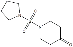 1-(pyrrolidine-1-sulfonyl)piperidin-4-one 구조식 이미지