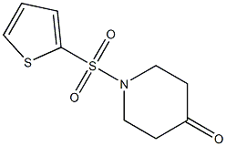 1-(thien-2-ylsulfonyl)piperidin-4-one Structure