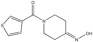 1-(thien-3-ylcarbonyl)piperidin-4-one oxime Structure