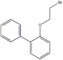 1,1'-biphenyl-2-yl 2-bromoethyl ether Structure