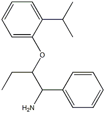 1-[(1-amino-1-phenylbutan-2-yl)oxy]-2-(propan-2-yl)benzene Structure