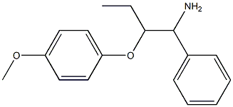 1-[(1-amino-1-phenylbutan-2-yl)oxy]-4-methoxybenzene Structure
