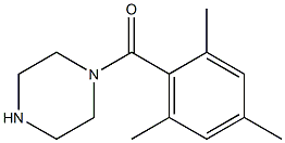 1-[(2,4,6-trimethylphenyl)carbonyl]piperazine Structure