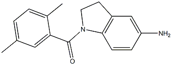 1-[(2,5-dimethylphenyl)carbonyl]-2,3-dihydro-1H-indol-5-amine 구조식 이미지