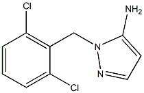 1-[(2,6-dichlorophenyl)methyl]-1H-pyrazol-5-amine 구조식 이미지