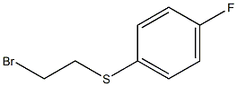 1-[(2-bromoethyl)thio]-4-fluorobenzene Structure