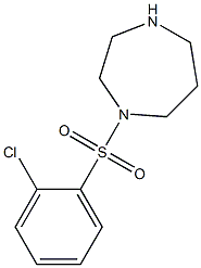 1-[(2-chlorobenzene)sulfonyl]-1,4-diazepane Structure