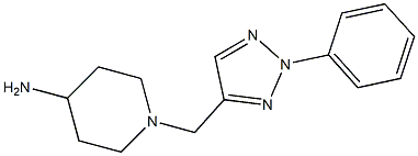 1-[(2-phenyl-2H-1,2,3-triazol-4-yl)methyl]piperidin-4-amine 구조식 이미지
