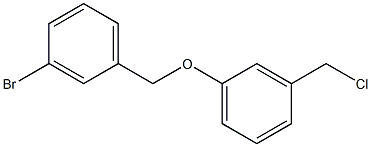 1-[(3-bromophenyl)methoxy]-3-(chloromethyl)benzene Structure