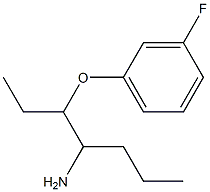 1-[(4-aminoheptan-3-yl)oxy]-3-fluorobenzene 구조식 이미지