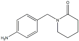 1-[(4-aminophenyl)methyl]piperidin-2-one Structure