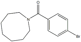 1-[(4-bromophenyl)carbonyl]azocane 구조식 이미지