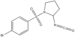 1-[(4-bromophenyl)sulfonyl]-2-isocyanatopyrrolidine Structure
