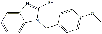 1-[(4-methoxyphenyl)methyl]-1H-1,3-benzodiazole-2-thiol Structure