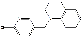 1-[(6-chloropyridin-3-yl)methyl]-1,2,3,4-tetrahydroquinoline Structure