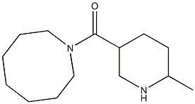 1-[(6-methylpiperidin-3-yl)carbonyl]azocane 구조식 이미지