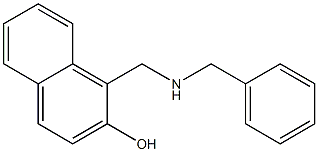 1-[(benzylamino)methyl]naphthalen-2-ol 구조식 이미지