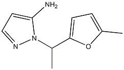 1-[1-(5-methyl-2-furyl)ethyl]-1H-pyrazol-5-amine Structure