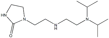 1-[2-({2-[bis(propan-2-yl)amino]ethyl}amino)ethyl]imidazolidin-2-one 구조식 이미지