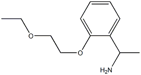 1-[2-(2-ethoxyethoxy)phenyl]ethan-1-amine 구조식 이미지