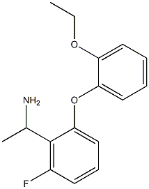 1-[2-(2-ethoxyphenoxy)-6-fluorophenyl]ethan-1-amine 구조식 이미지