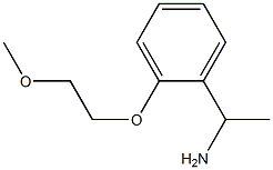 1-[2-(2-methoxyethoxy)phenyl]ethan-1-amine 구조식 이미지