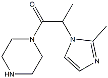 1-[2-(2-methyl-1H-imidazol-1-yl)propanoyl]piperazine Structure