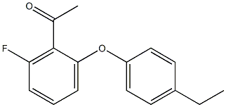 1-[2-(4-ethylphenoxy)-6-fluorophenyl]ethan-1-one Structure