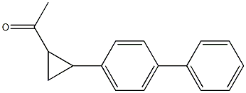 1-[2-(4-phenylphenyl)cyclopropyl]ethan-1-one 구조식 이미지