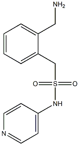 1-[2-(aminomethyl)phenyl]-N-(pyridin-4-yl)methanesulfonamide 구조식 이미지