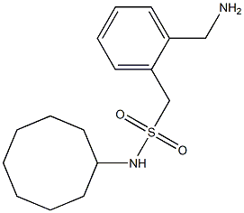 1-[2-(aminomethyl)phenyl]-N-cyclooctylmethanesulfonamide 구조식 이미지