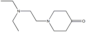 1-[2-(diethylamino)ethyl]piperidin-4-one Structure