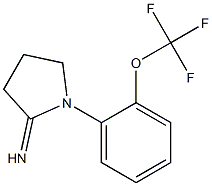1-[2-(trifluoromethoxy)phenyl]pyrrolidin-2-imine Structure