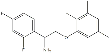 1-[2-amino-2-(2,4-difluorophenyl)ethoxy]-2,3,5-trimethylbenzene Structure