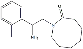 1-[2-amino-2-(2-methylphenyl)ethyl]azocan-2-one Structure