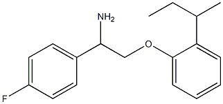 1-[2-amino-2-(4-fluorophenyl)ethoxy]-2-(butan-2-yl)benzene Structure