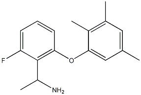 1-[2-fluoro-6-(2,3,5-trimethylphenoxy)phenyl]ethan-1-amine Structure