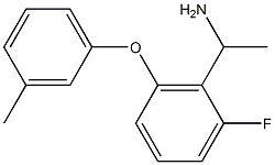 1-[2-fluoro-6-(3-methylphenoxy)phenyl]ethan-1-amine Structure