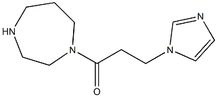 1-[3-(1H-imidazol-1-yl)propanoyl]-1,4-diazepane Structure