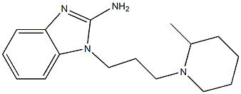 1-[3-(2-methylpiperidin-1-yl)propyl]-1H-1,3-benzodiazol-2-amine Structure