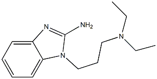 1-[3-(diethylamino)propyl]-1H-1,3-benzodiazol-2-amine Structure